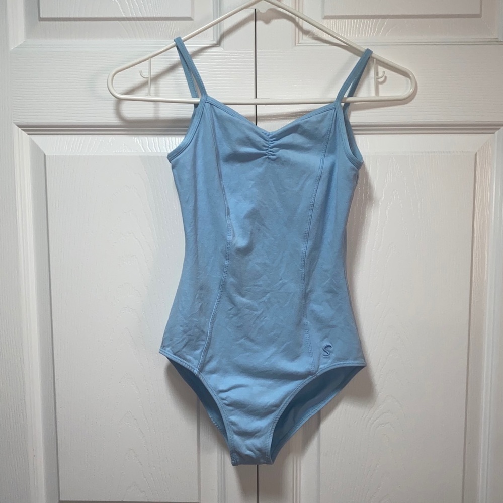 Sansha light blue Cotton camisole leotard